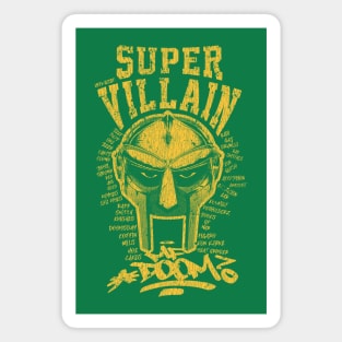 Villain MF Doom Yellow Magnet